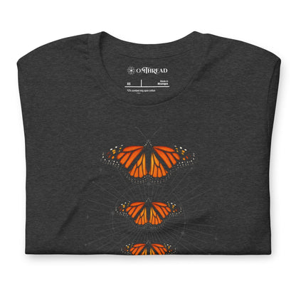OMTHREAD Monarch Guardian Shirt Butterfly Conservation Tee for Nature Lovers