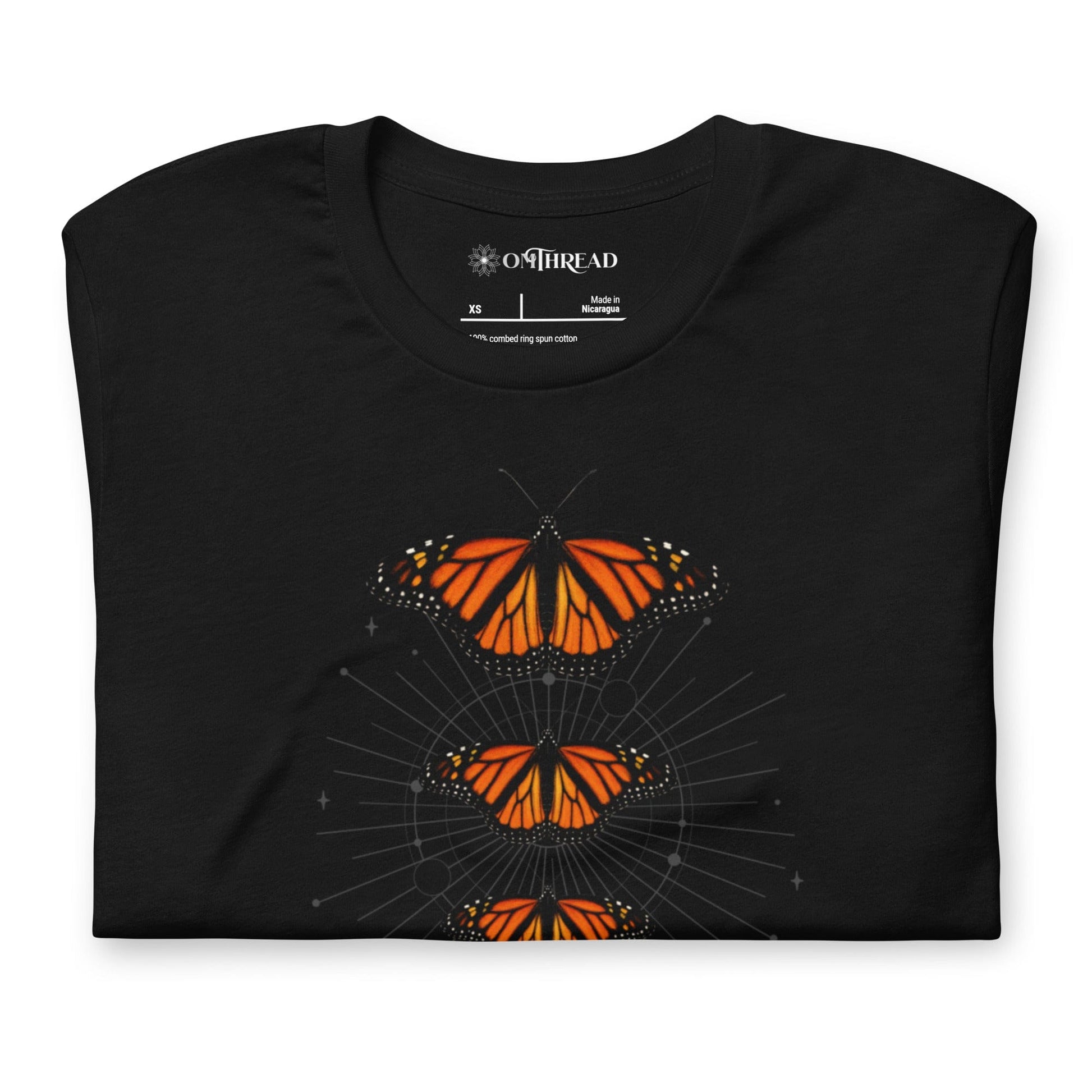 OMTHREAD Monarch Guardian Shirt Butterfly Conservation Tee for Nature Lovers