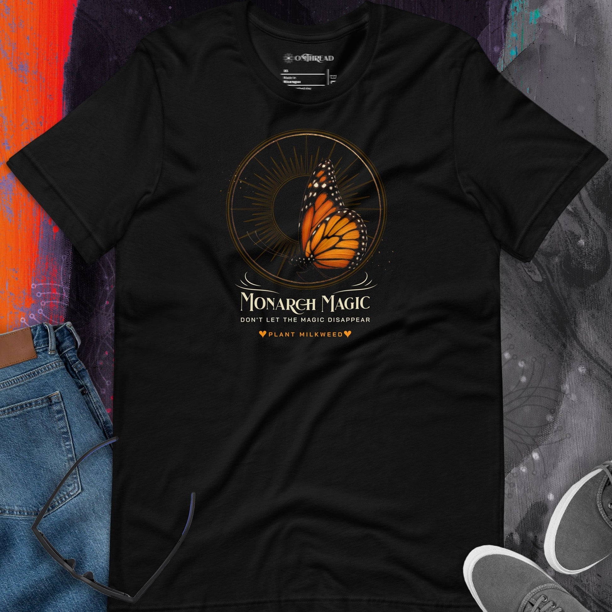 OMTHREAD Monarch Magic Butterfly Conservation Shirt