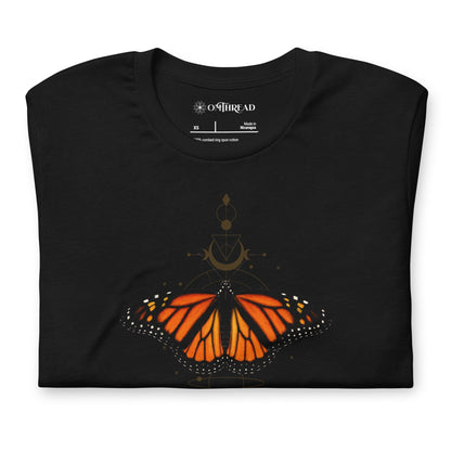 OMTHREAD Monarch Magic Shirt Butterfly Spiritual Tee for Nature and Insect Lovers