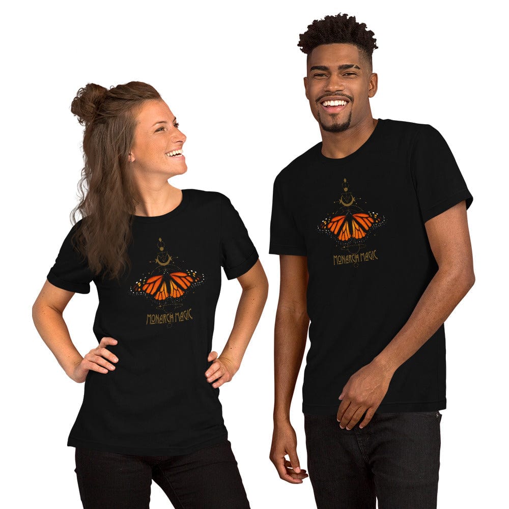 OMTHREAD Monarch Magic Shirt Butterfly Spiritual Tee for Nature and Insect Lovers