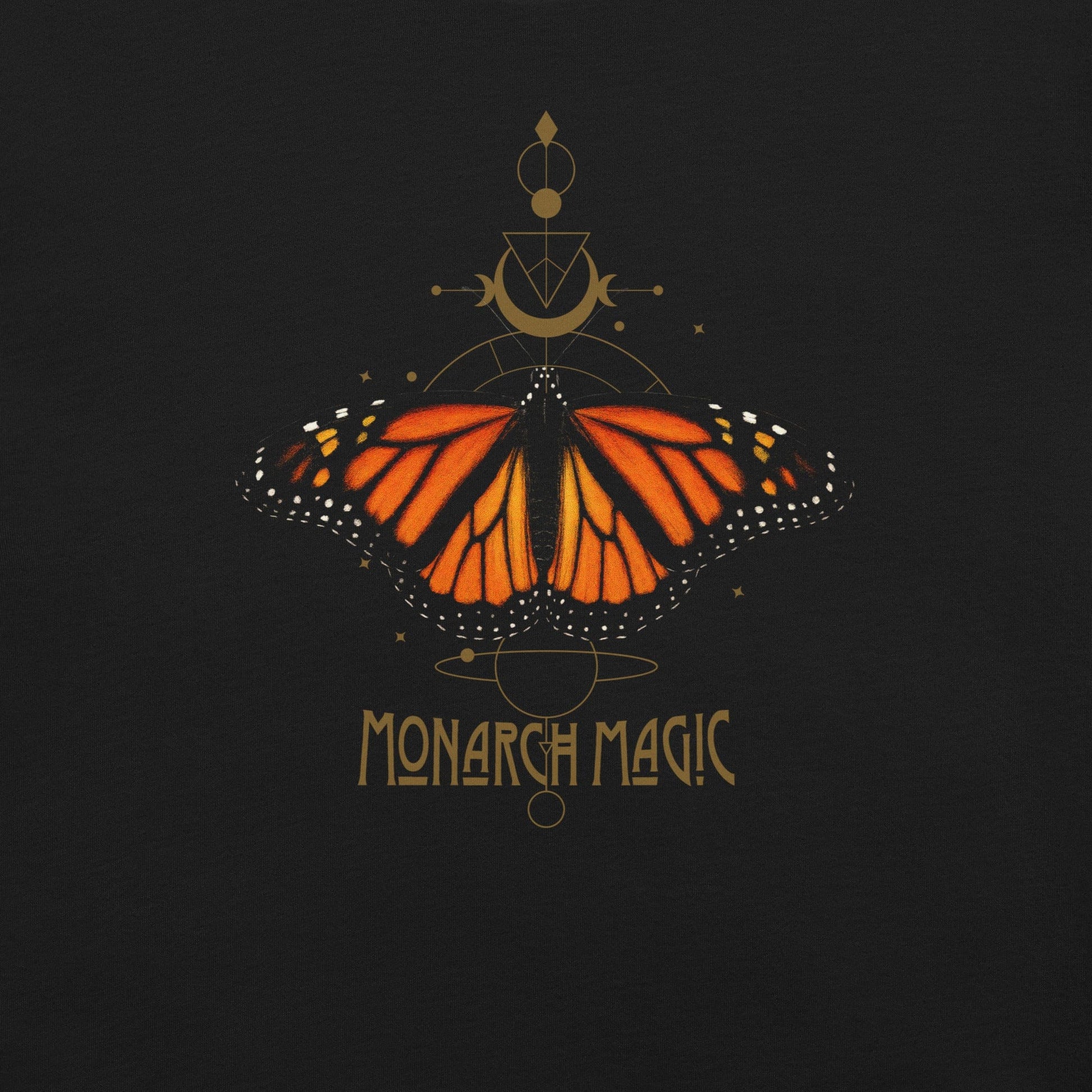 OMTHREAD Monarch Magic Shirt Butterfly Spiritual Tee for Nature and Insect Lovers