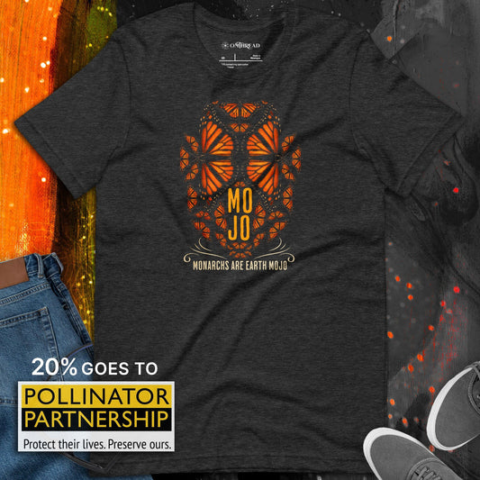 OMTHREAD Monarch MOJO T Shirt Monarch Butterfly Conservation Graphic Tee