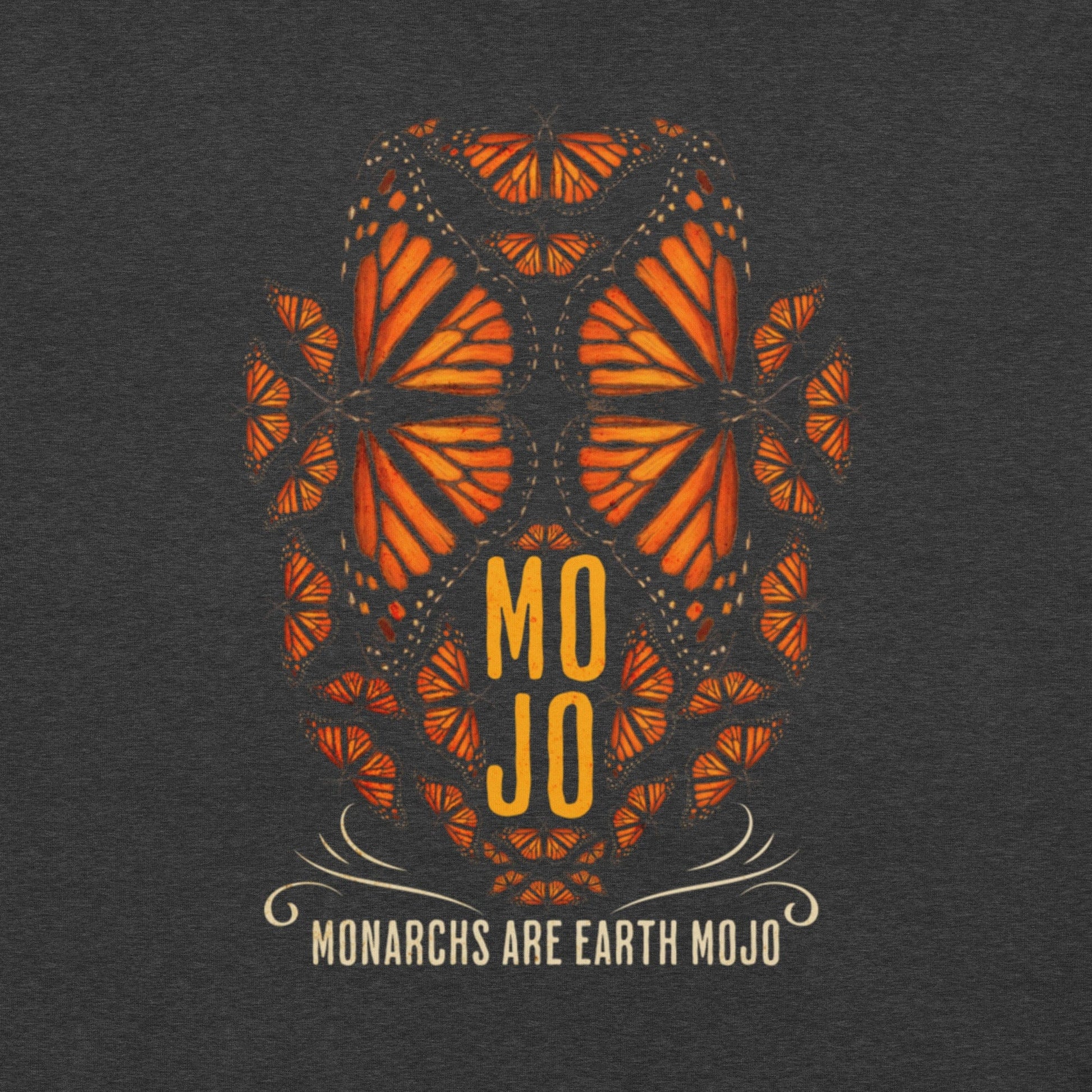 OMTHREAD Monarch MOJO T Shirt Monarch Butterfly Conservation Graphic Tee