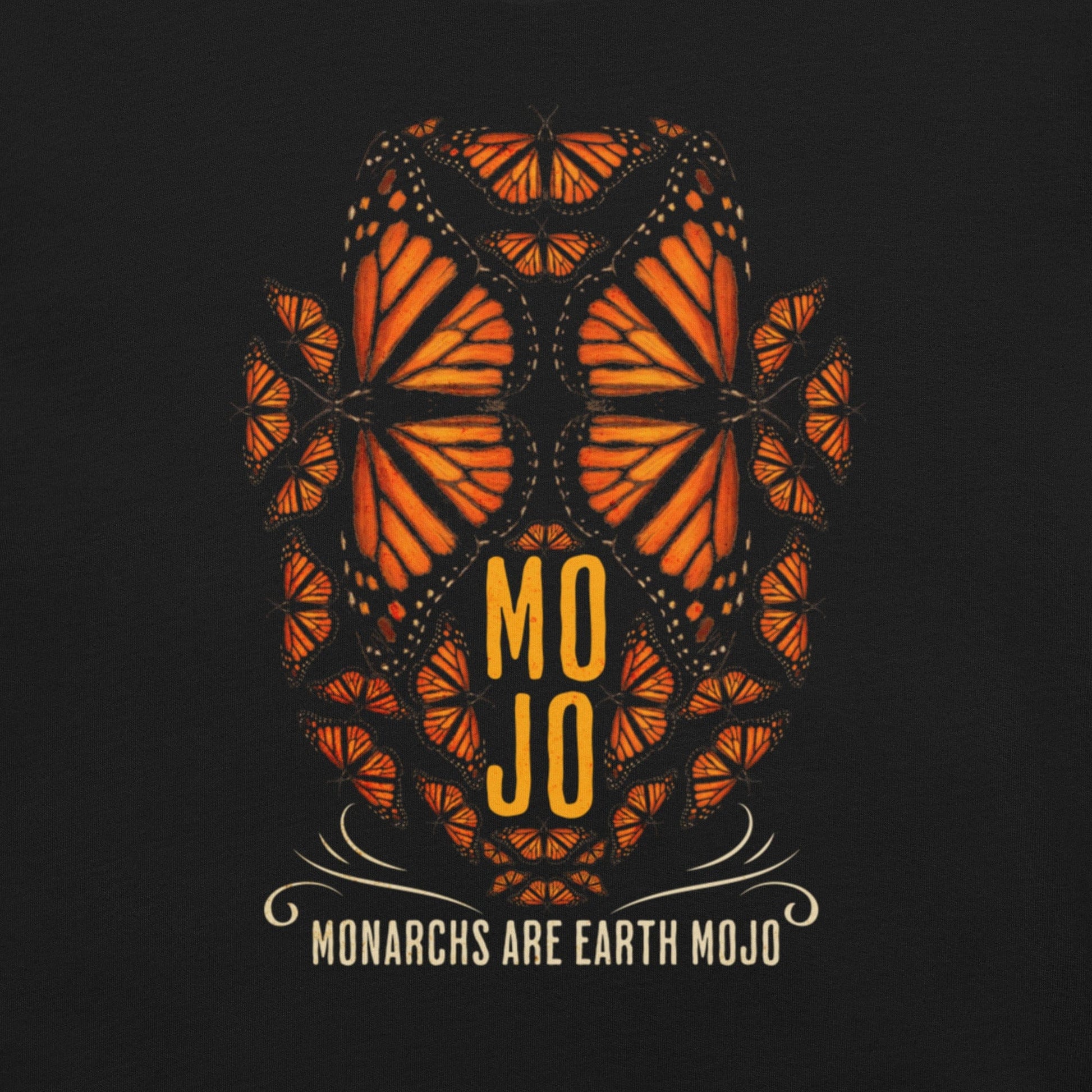 OMTHREAD Monarch MOJO T Shirt Monarch Butterfly Conservation Graphic Tee
