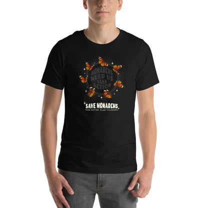 OMTHREAD Monarchs Need Us Take Action Save Monarchs Shirt for Pollinator Conservation