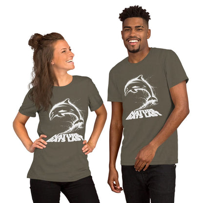 OMTHREAD Nature Bats Last: Majestic Dolphin Leap Tee