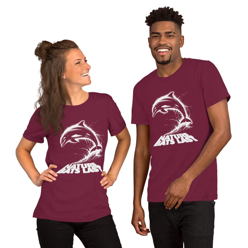 OMTHREAD Nature Bats Last: Majestic Dolphin Leap Tee