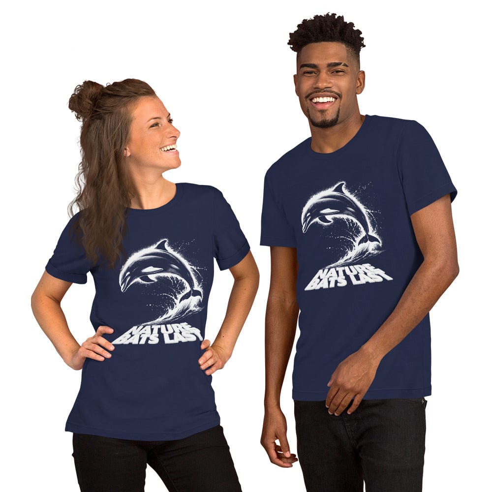 OMTHREAD Nature Bats Last: Majestic Dolphin Leap Tee