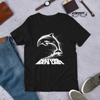 OMTHREAD Nature Bats Last: Majestic Dolphin Leap Tee