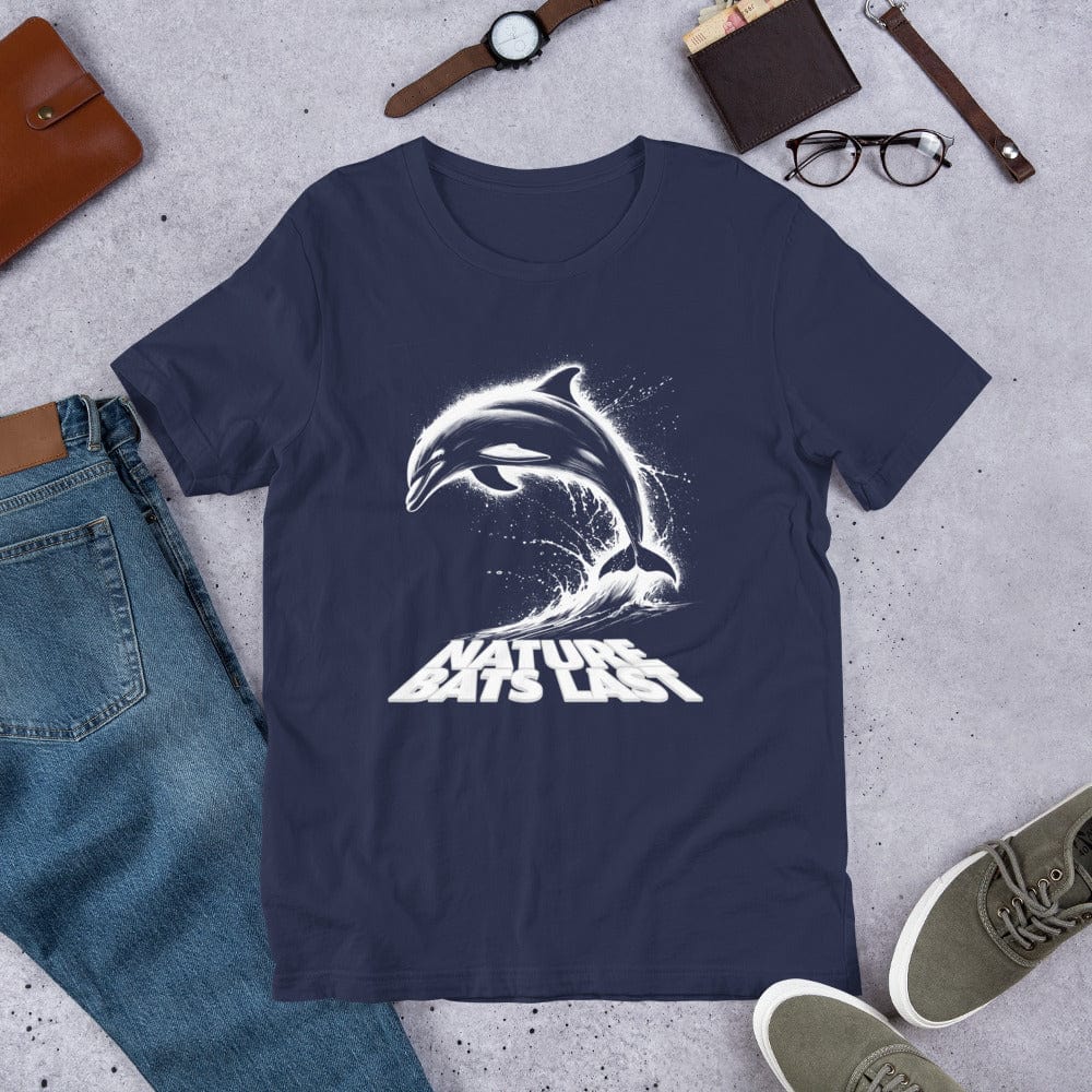 OMTHREAD Nature Bats Last: Majestic Dolphin Leap Tee