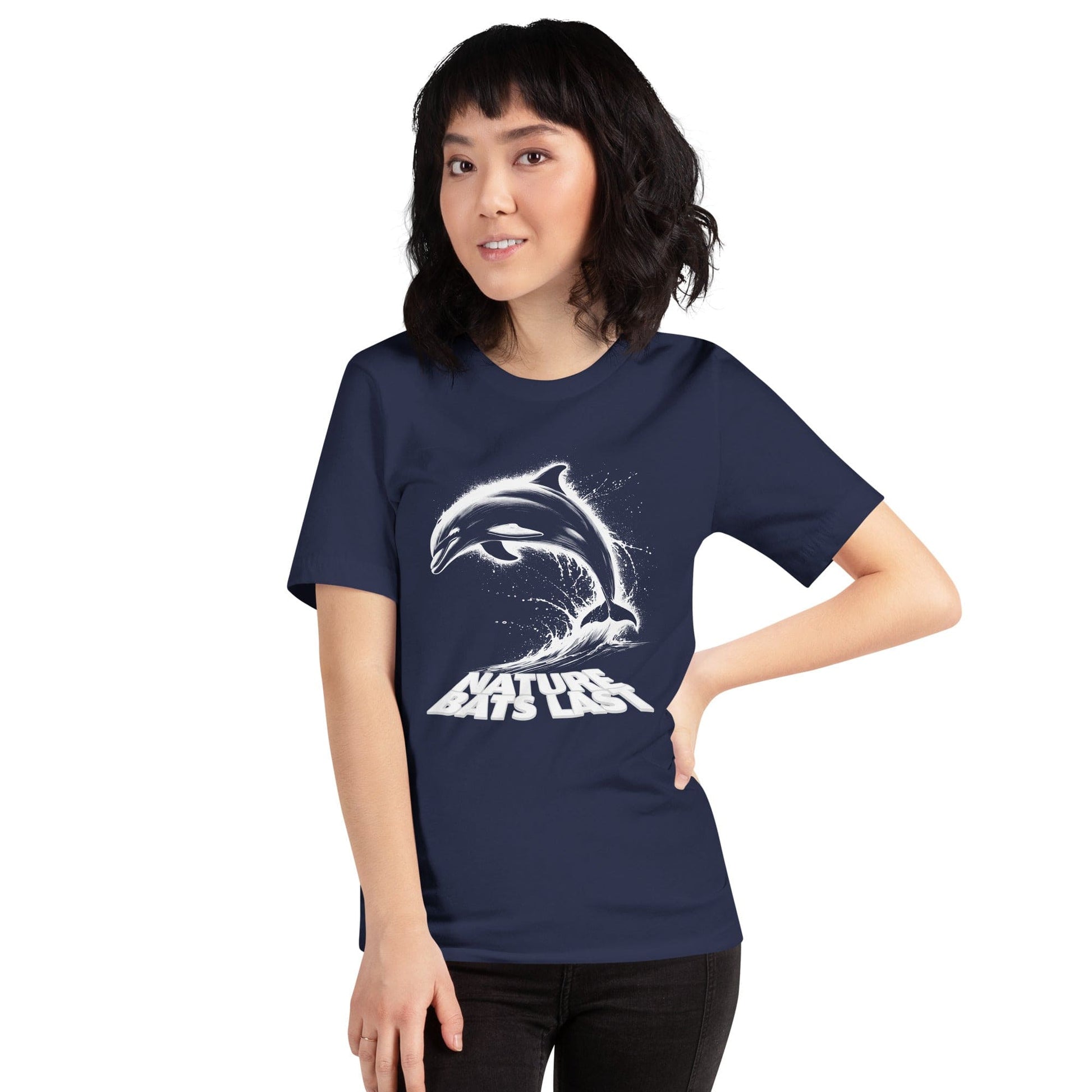 OMTHREAD Nature Bats Last: Majestic Dolphin Leap Tee