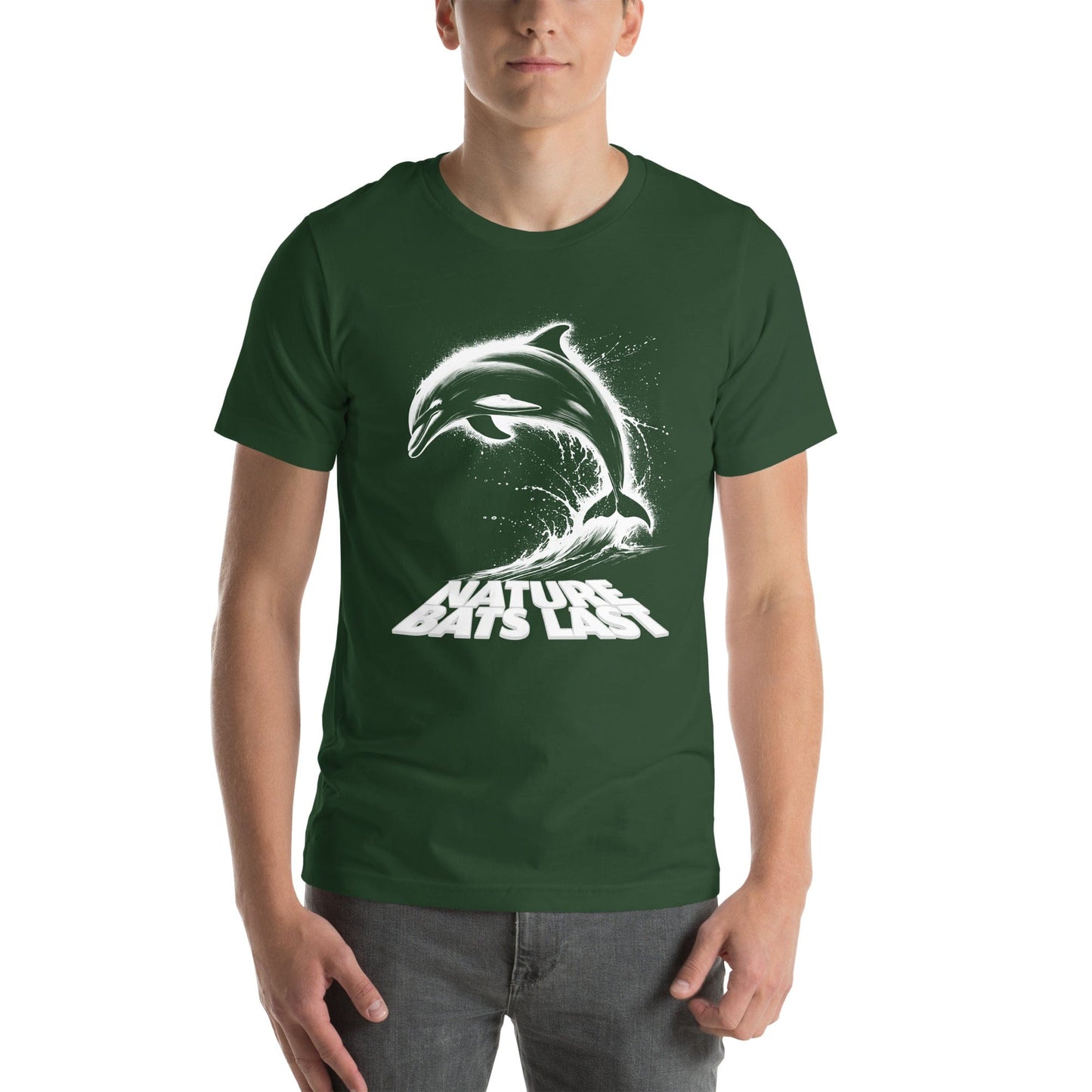 OMTHREAD Nature Bats Last: Majestic Dolphin Leap Tee