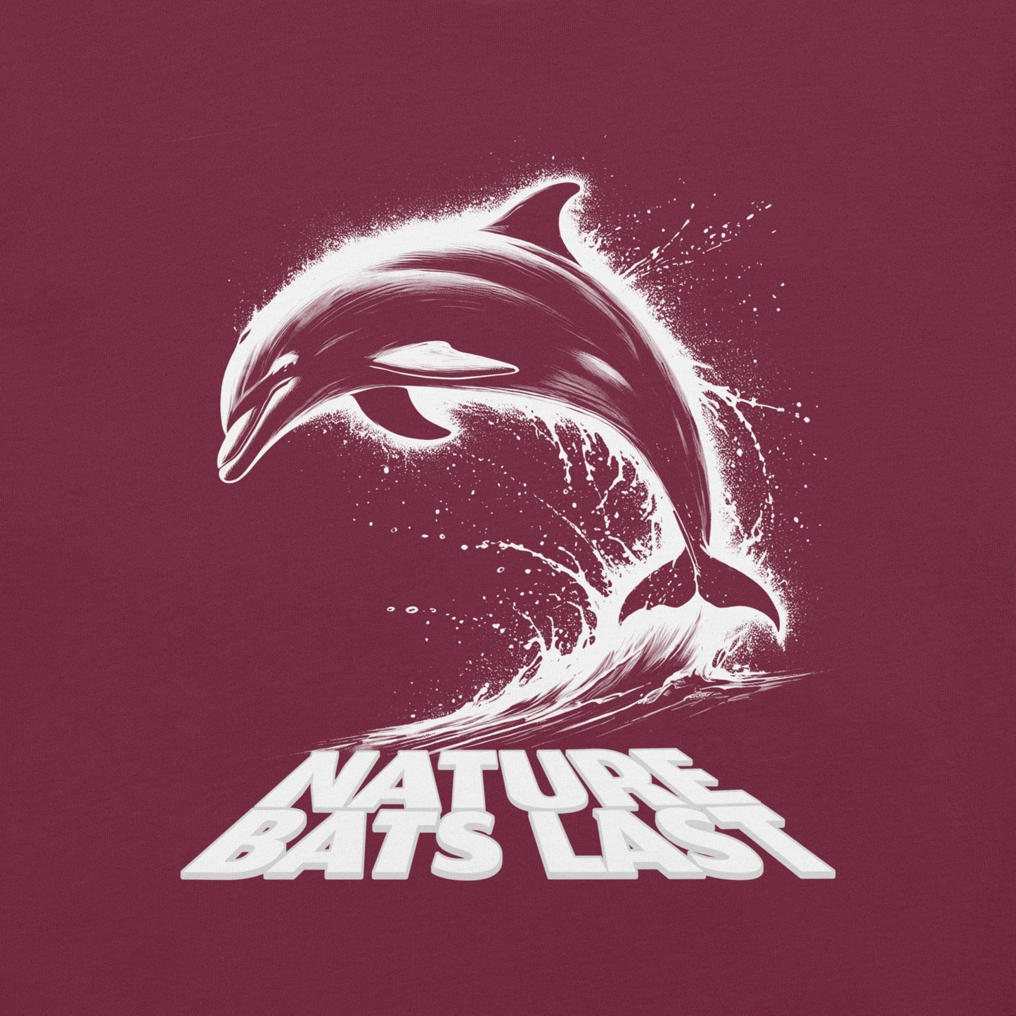 OMTHREAD Nature Bats Last: Majestic Dolphin Leap Tee