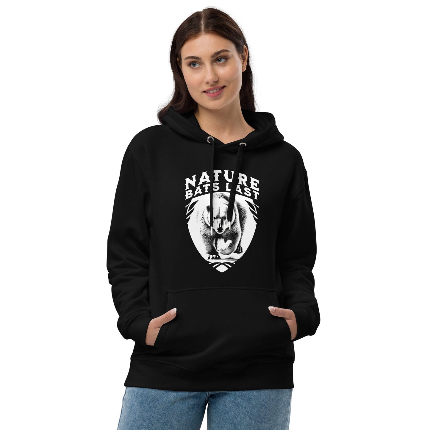 OMTHREAD Nature Bats Last - Polar Bear Edition Premium Eco Unisex Hoodie