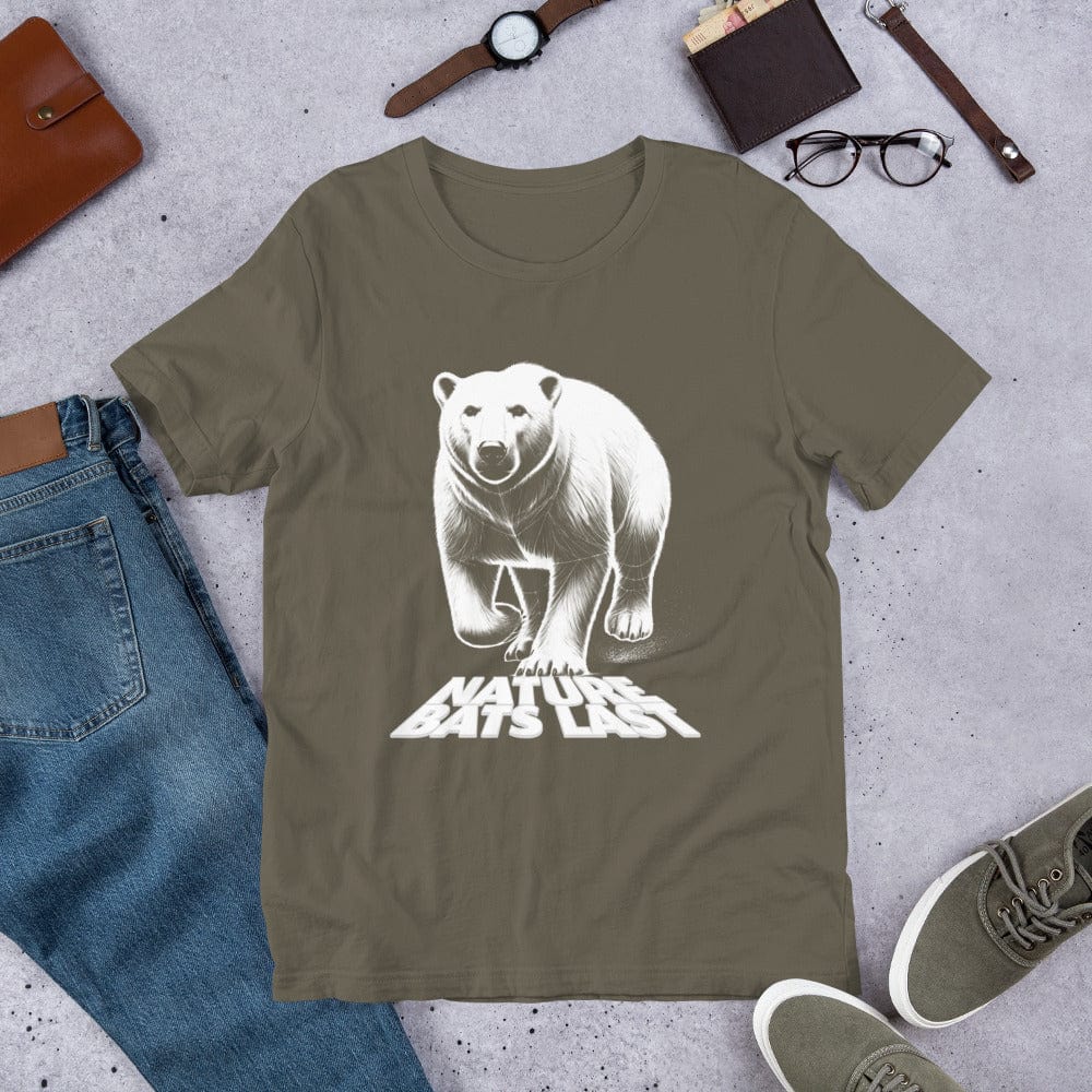 OMTHREAD Nature Bats Last - Polar Bear Tee