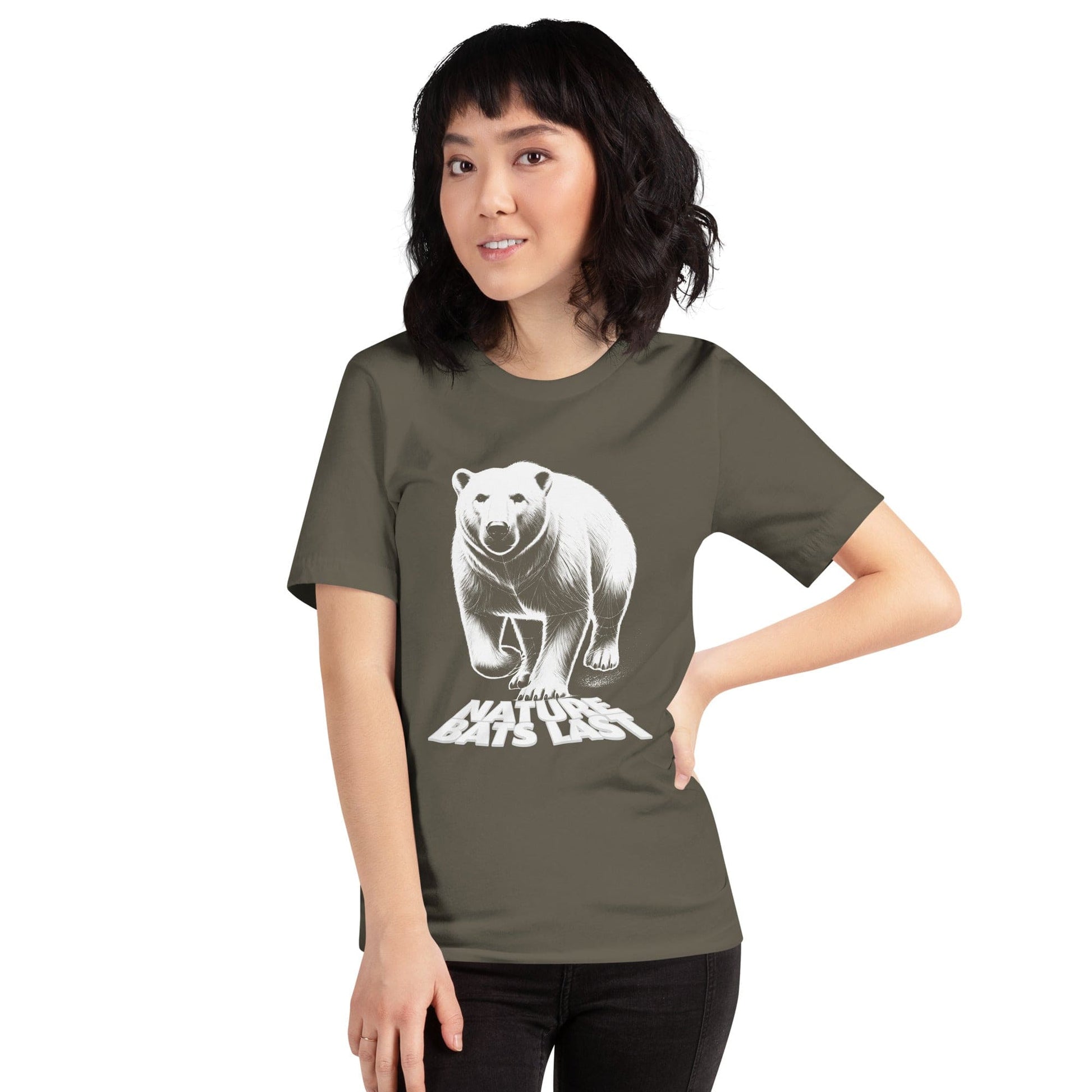 OMTHREAD Nature Bats Last - Polar Bear Tee