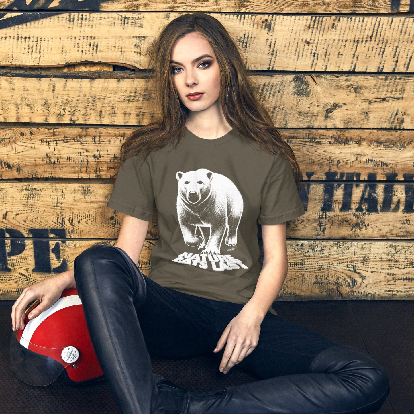 OMTHREAD Nature Bats Last - Polar Bear Tee