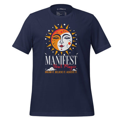 OMTHREAD Navy / S Manifest Your Magic Motivational Tee