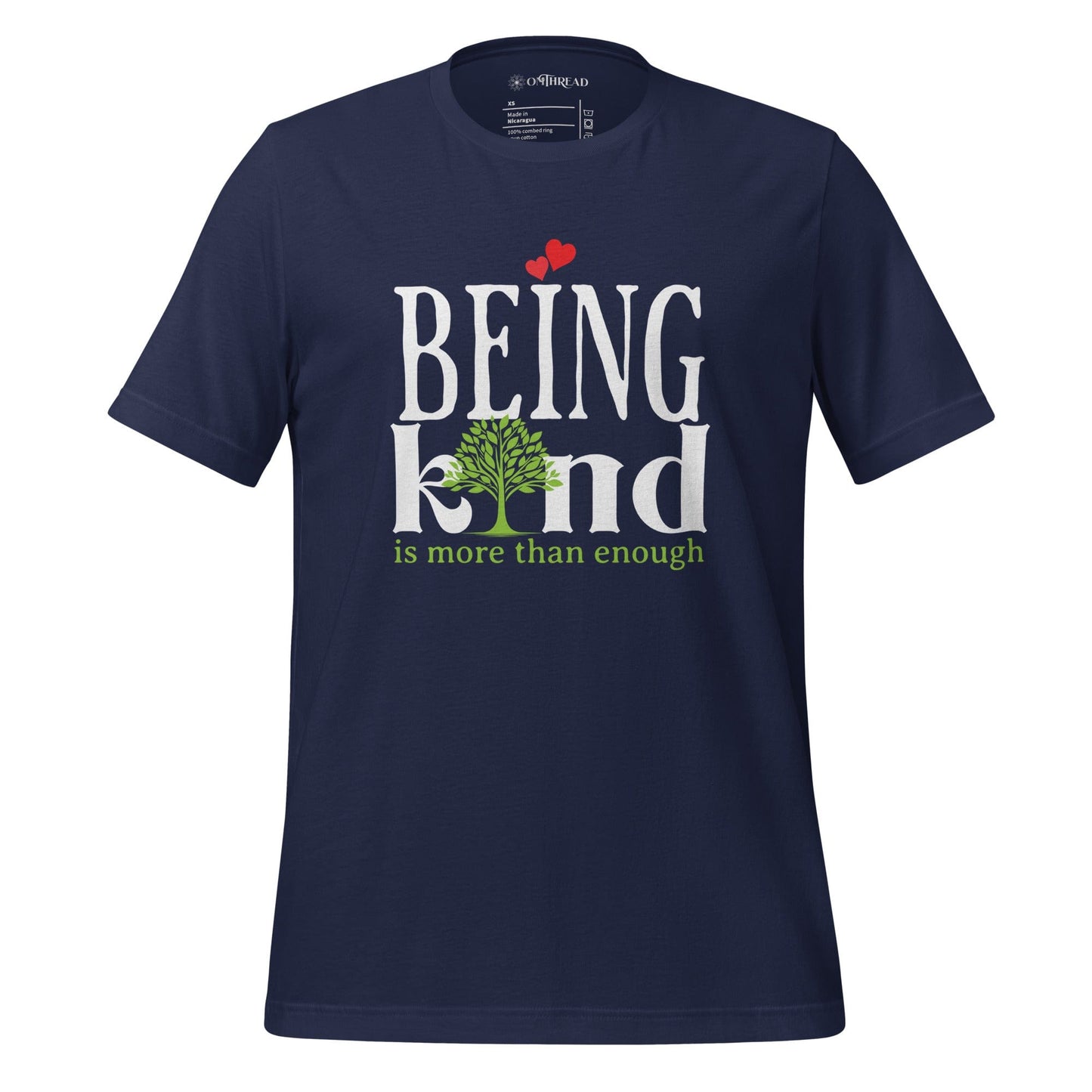 OMTHREAD Navy / XS Being Kind Compassion Tee