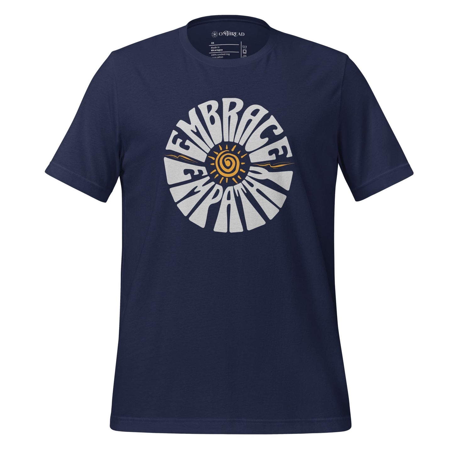 OMTHREAD Navy / XS Embrace Empathy - Inspire Connection Tee