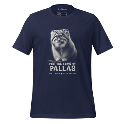 OMTHREAD Navy / XS For the Love of Pallas, Stay Wild, Stay Fluffy | Otocolobus Manul  Tee