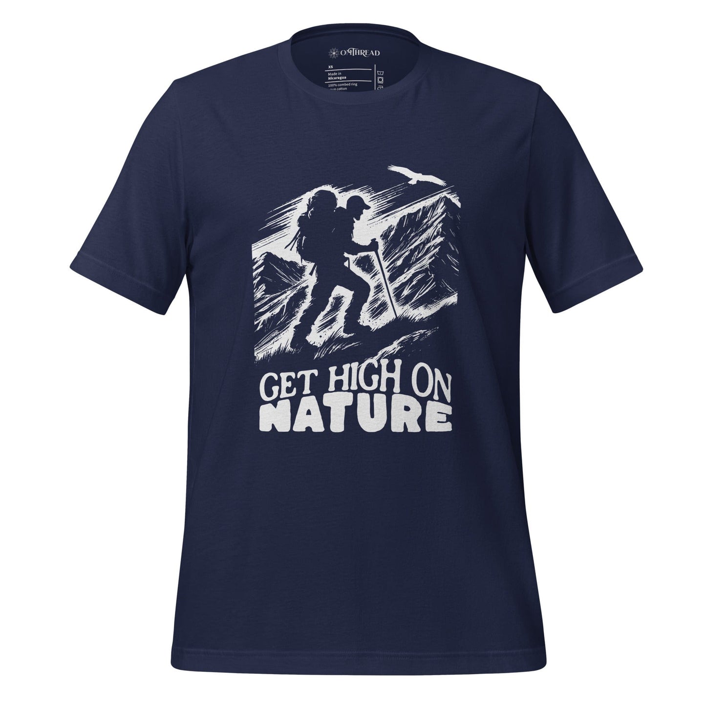 OMTHREAD Navy / XS Get High on Nature Adventure Tee