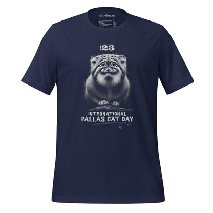 OMTHREAD Navy / XS International Pallas Cat Day, Apr 23: Celebrate & Protect Tee