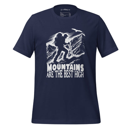 OMTHREAD Navy / XS Mountains Are The Best High Adventure Tee