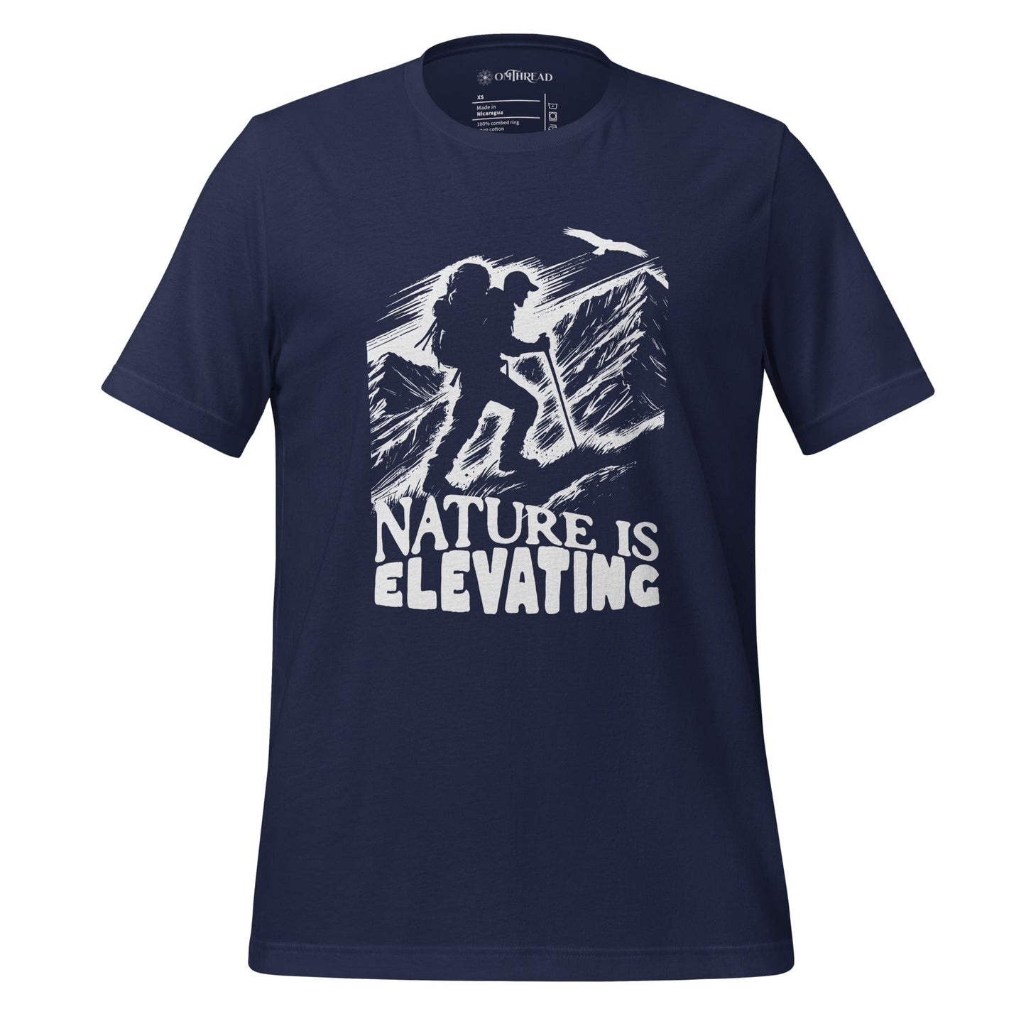 OMTHREAD Navy / XS Nature is Elevating Adventure Tee