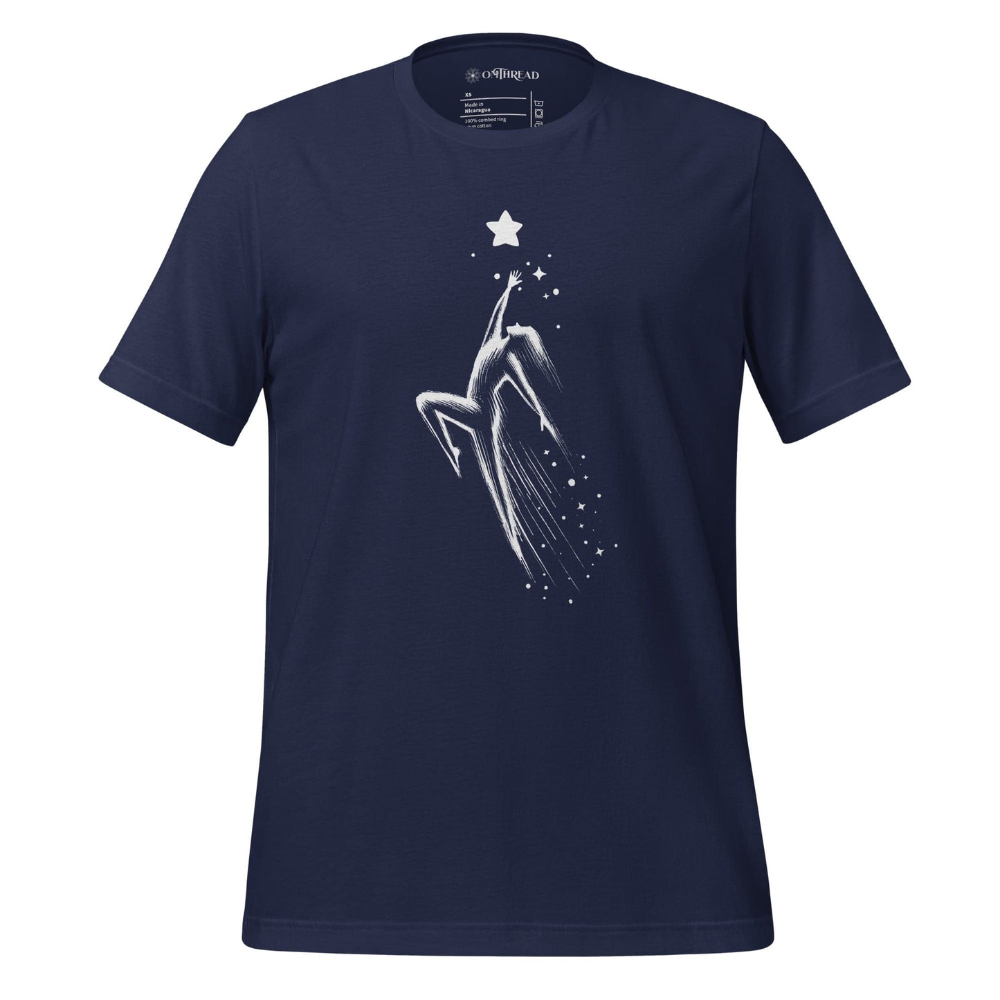 OMTHREAD Navy / XS Reach for the Stars Motivational Tee