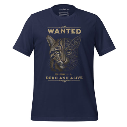 OMTHREAD Navy / XS Schrodinger Clouded Leopard Shirt Wildlife Science Tee