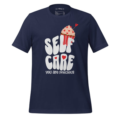 OMTHREAD Navy / XS Self Care, You are Precious Motivational Tee