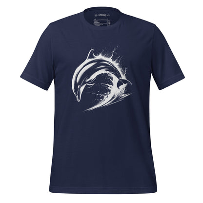 OMTHREAD Navy / XS Splash of Joy Dolphin Surf Tee