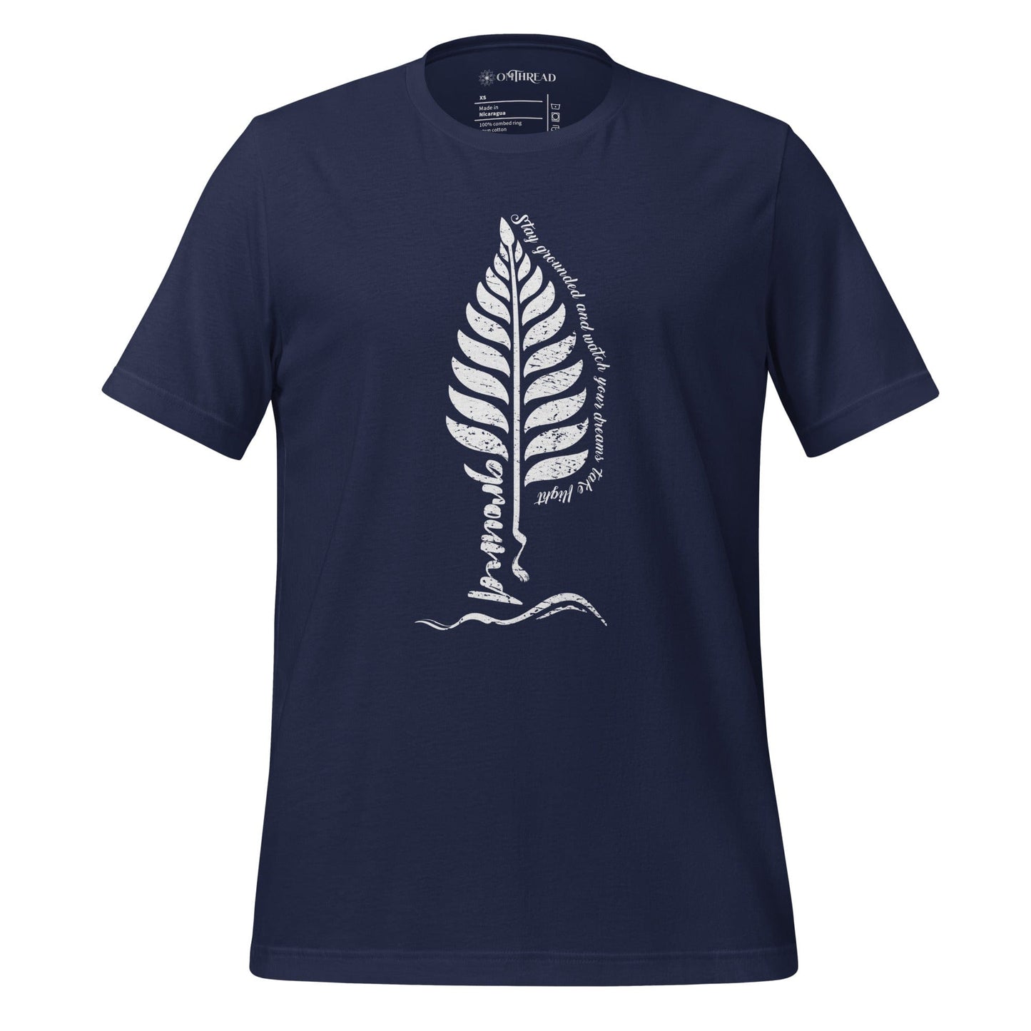 OMTHREAD Navy / XS Stay Grounded and Let Your Dreams Take Flight Tee