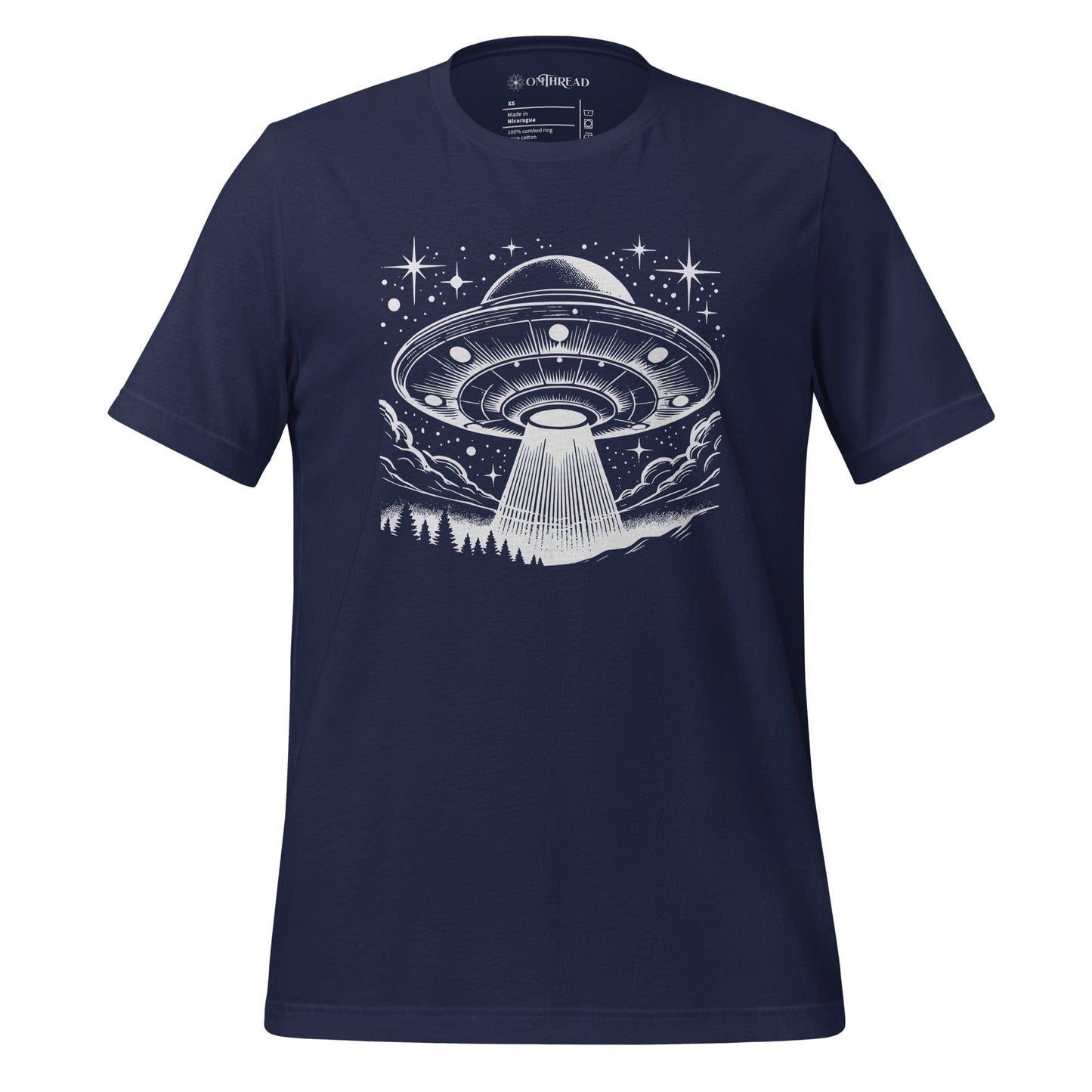 OMTHREAD Navy / XS UFO in the Night Sky Tee