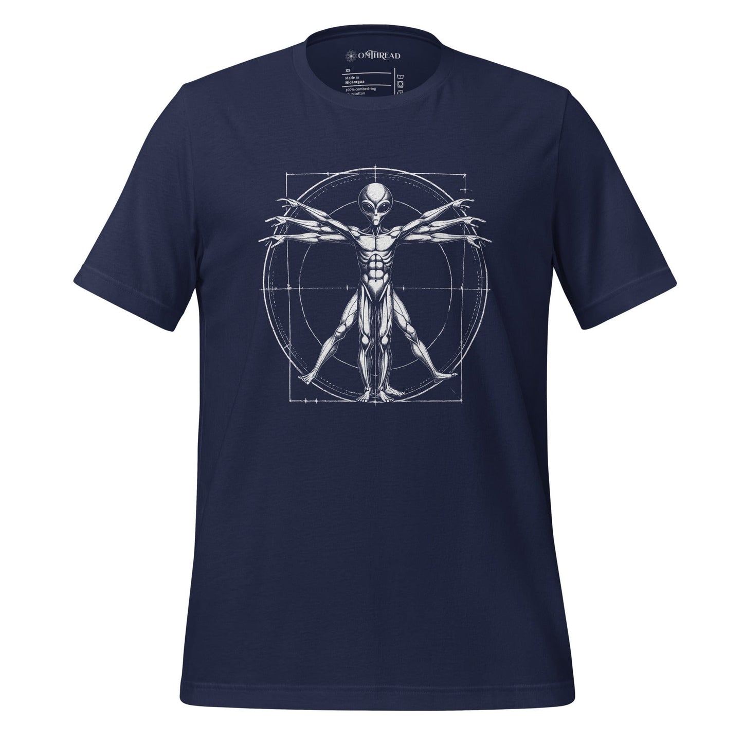 OMTHREAD Navy / XS Vetruvian Alien Tee