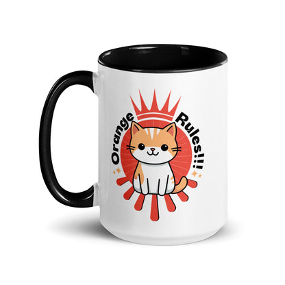 OMTHREAD Orange Rules - Mug with Color Inside