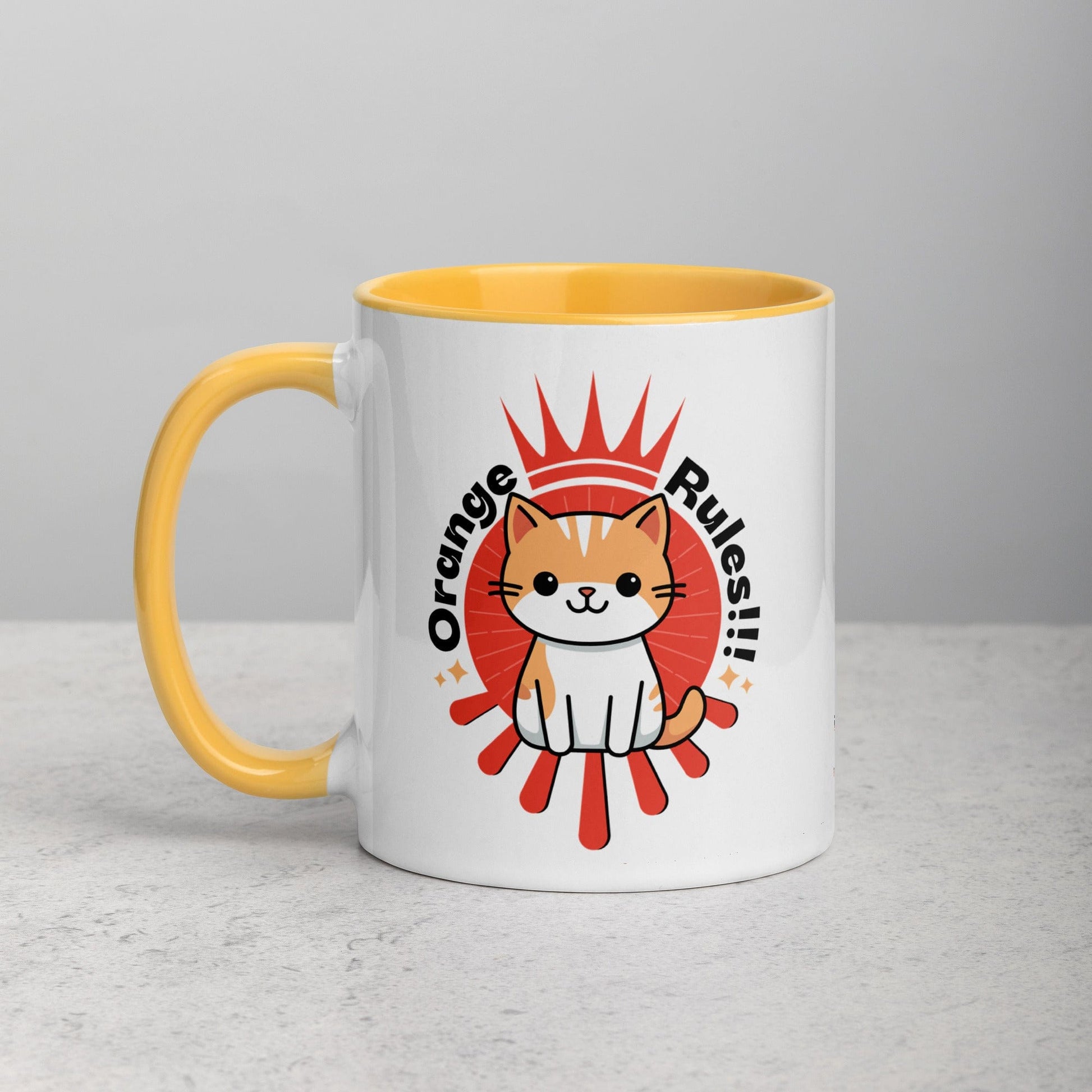 OMTHREAD Orange Rules - Mug with Color Inside