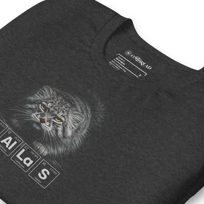 OMTHREAD Pallas Cat Graphic Tee Periodic Table Style Manul