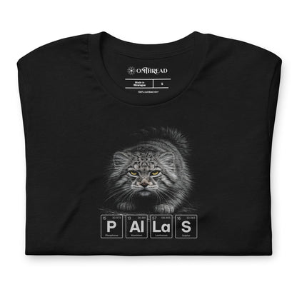 OMTHREAD Pallas Cat Graphic Tee Periodic Table Style Manul