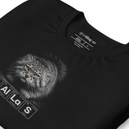 OMTHREAD Pallas Cat Graphic Tee Periodic Table Style Manul