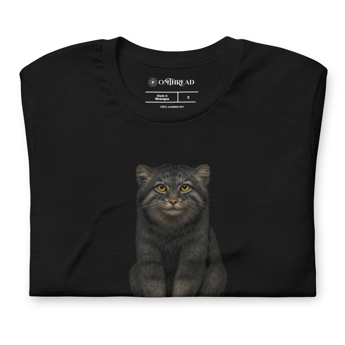 OMTHREAD Pallas Cat Manul Stay Wild Stay Free T-Shirt