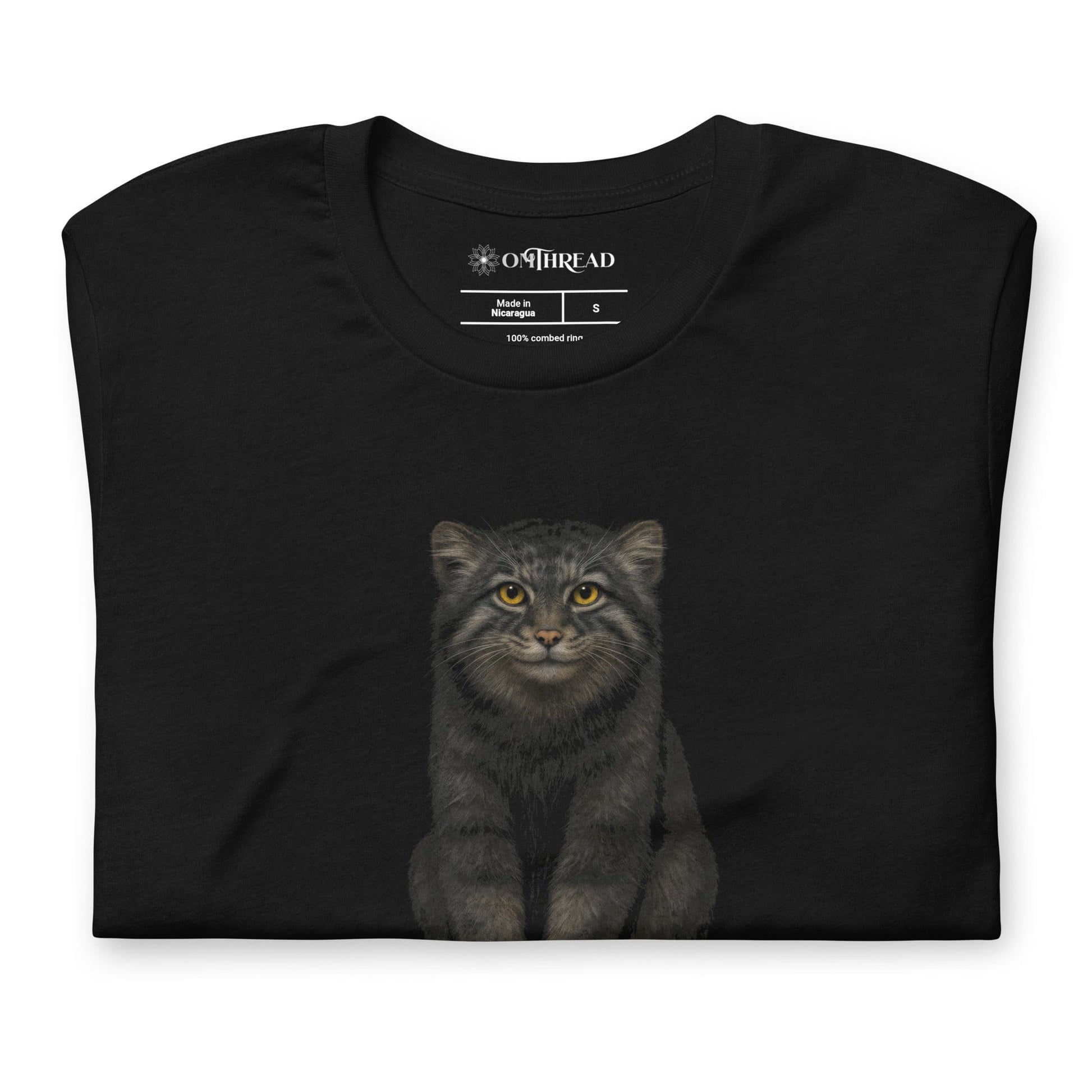 OMTHREAD Pallas Cat Manul Stay Wild Stay Free T-Shirt
