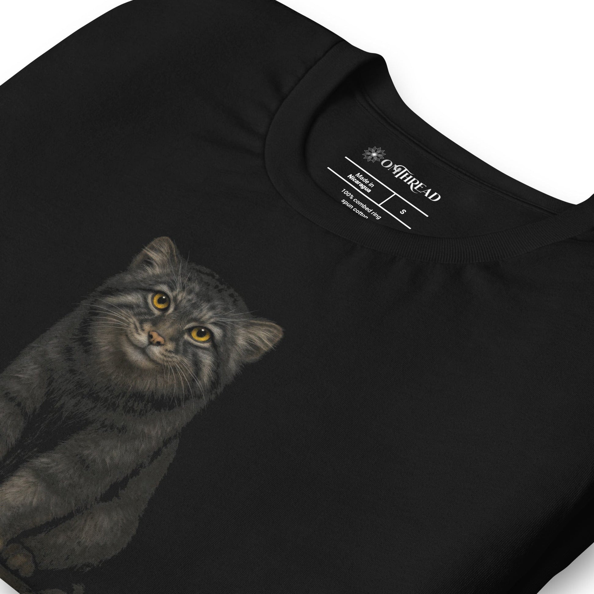 OMTHREAD Pallas Cat Manul Stay Wild Stay Free T-Shirt
