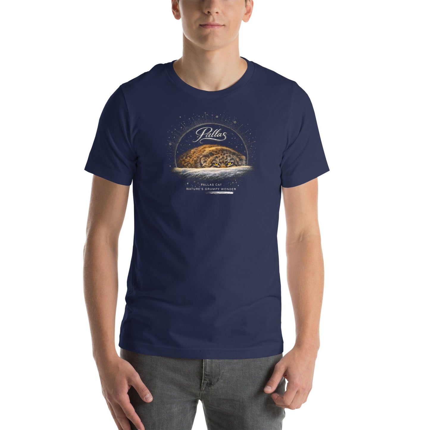 OMTHREAD Pallas Cat Nature’s Grumpy Wonder – funny conservation tee for wildlife lovers