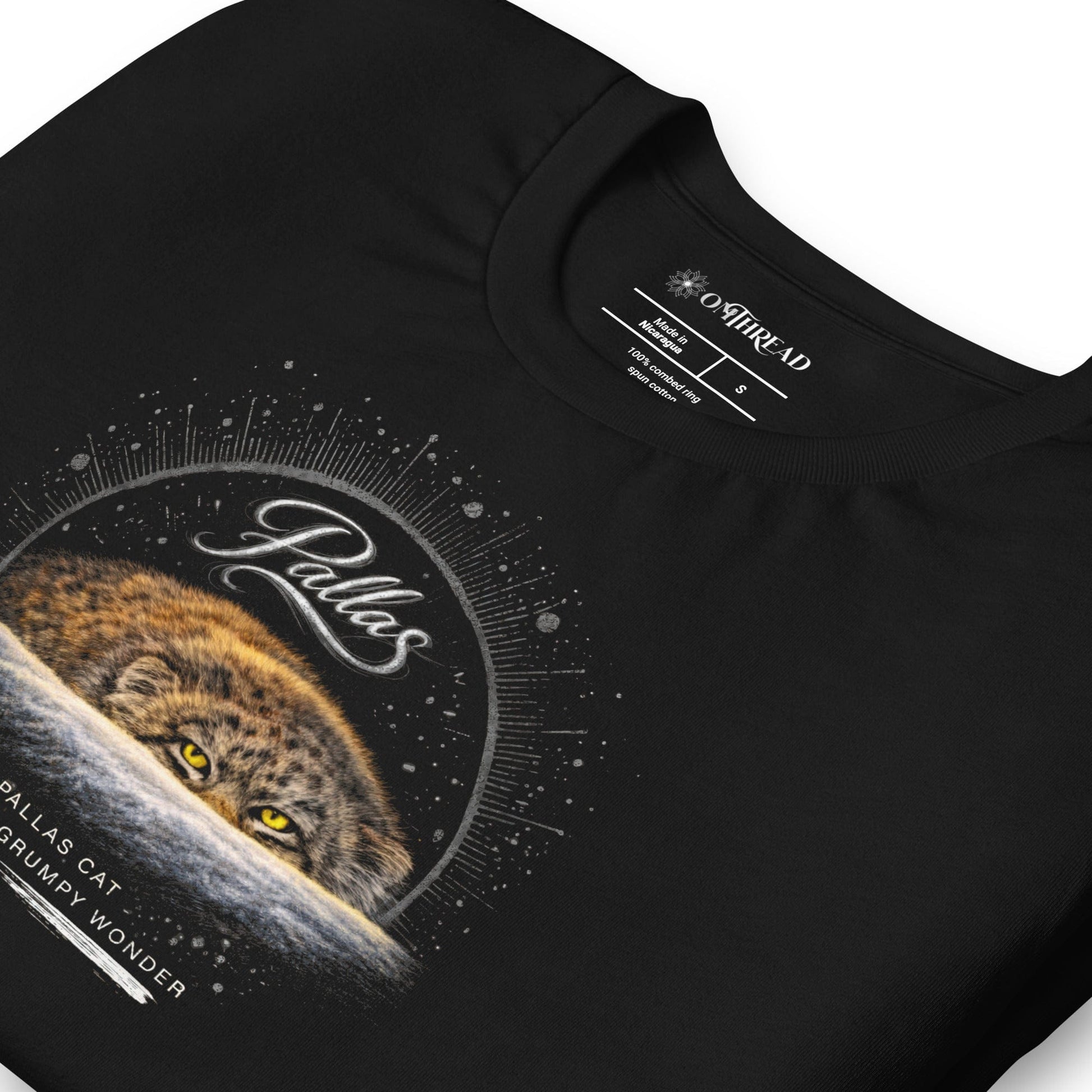 OMTHREAD Pallas Cat Nature’s Grumpy Wonder – funny conservation tee for wildlife lovers