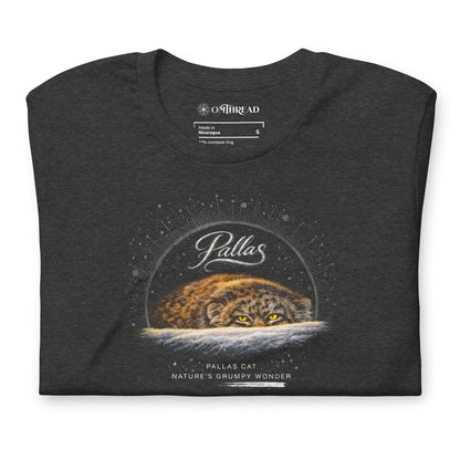 OMTHREAD Pallas Cat Nature’s Grumpy Wonder – funny conservation tee for wildlife lovers