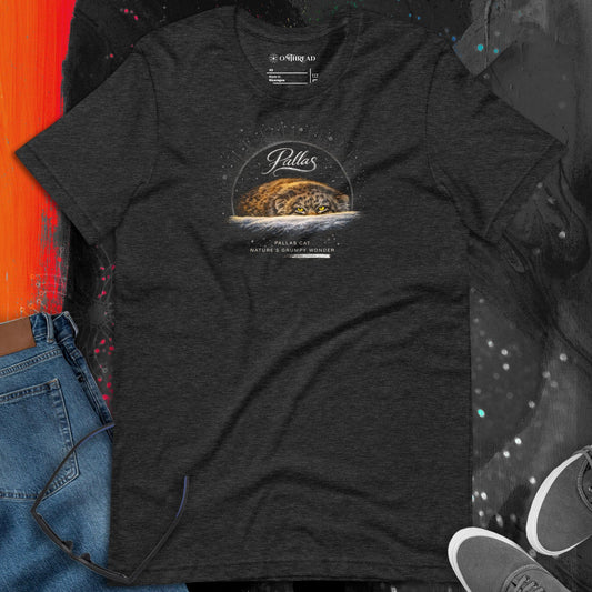 OMTHREAD Pallas Cat Nature’s Grumpy Wonder – funny conservation tee for wildlife lovers