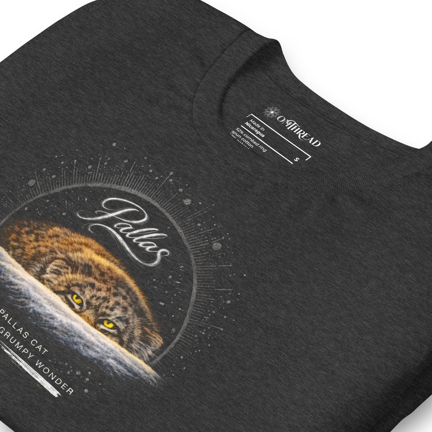 OMTHREAD Pallas Cat Nature’s Grumpy Wonder – funny conservation tee for wildlife lovers